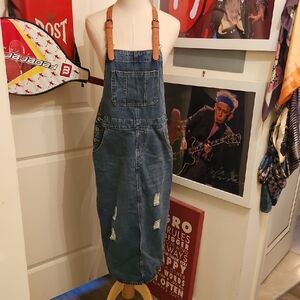 Women's Denim Overall Dress